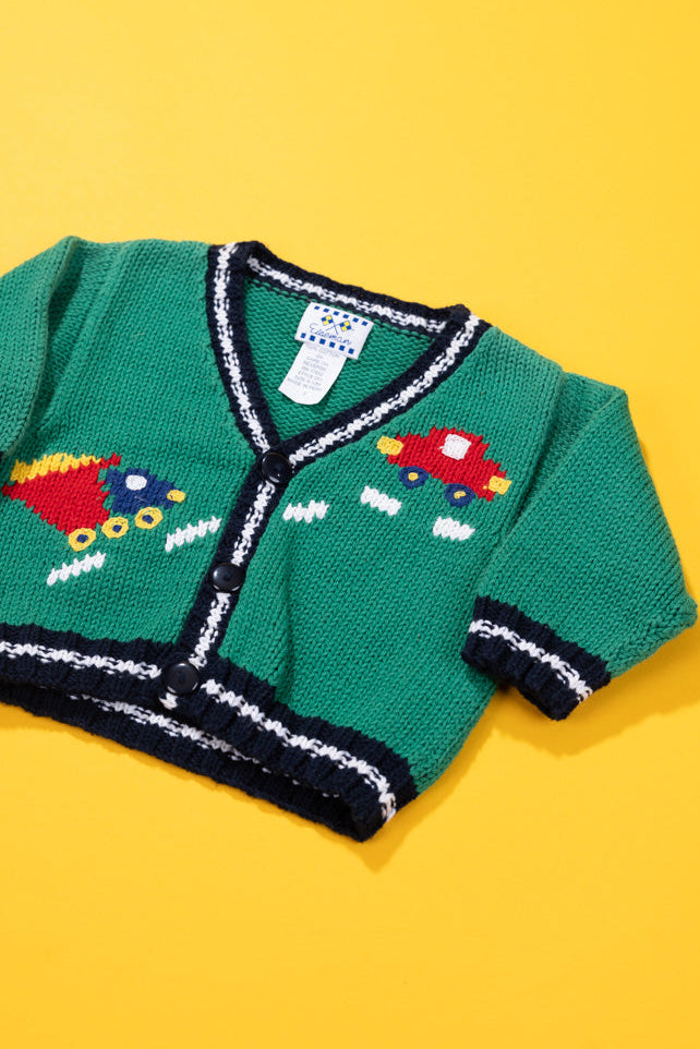 Vintage 90s Eiseman Cardigan Sweater (Kids 9-12MOS)