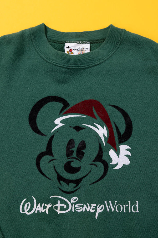 Vintage 90s Walt Disney Mickey Christmas Sweater (Kids - S)