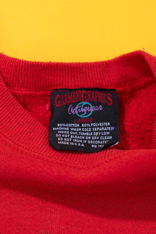 Vintage 1993 Santa's Wittl' Helper Tweety Bird Christmas Crewneck