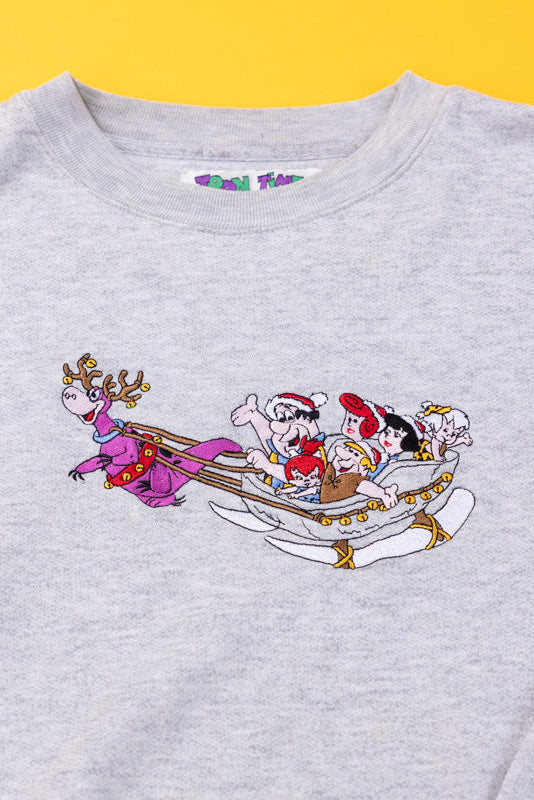 Vintage 1994 Flintstones Christmas Crewneck