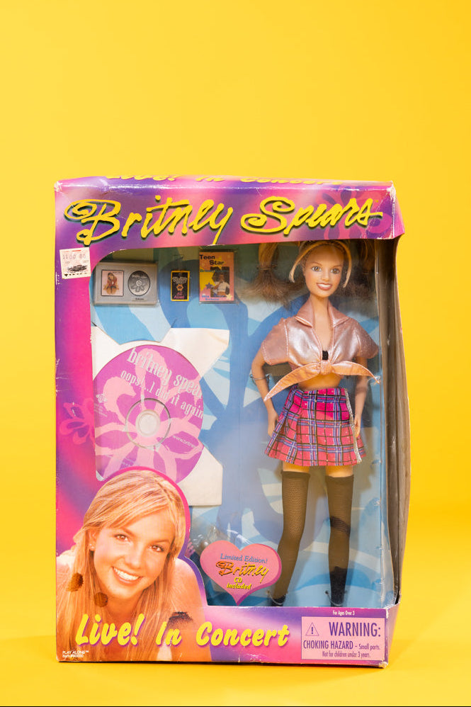 Vintage 2000 Britney Spears Live in Concert Doll with CD Play Along