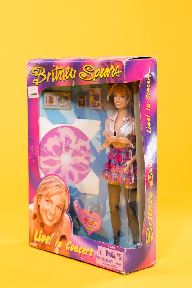Vintage 2000 Britney Spears Live in Concert Doll with CD Play Along