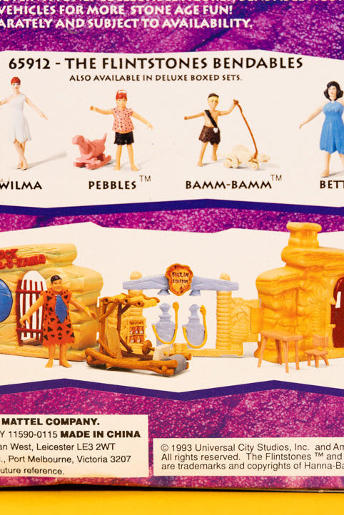 Vintage 1993 The Flintstones Bronto-Crane with Bendable Fred Figure