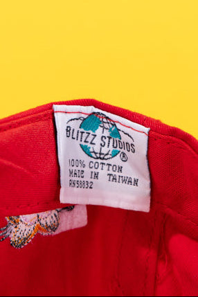 Vintage 90s Garfield Snapback Hat