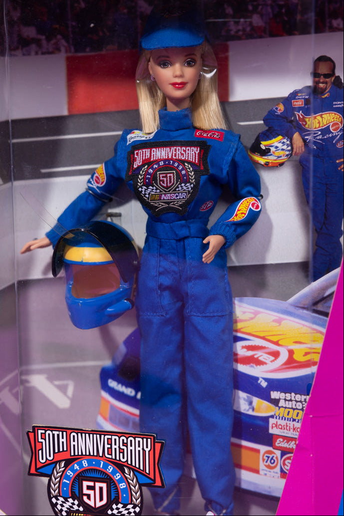 Vintage 1998 NASCAR 50th Anniversary Barbie Doll