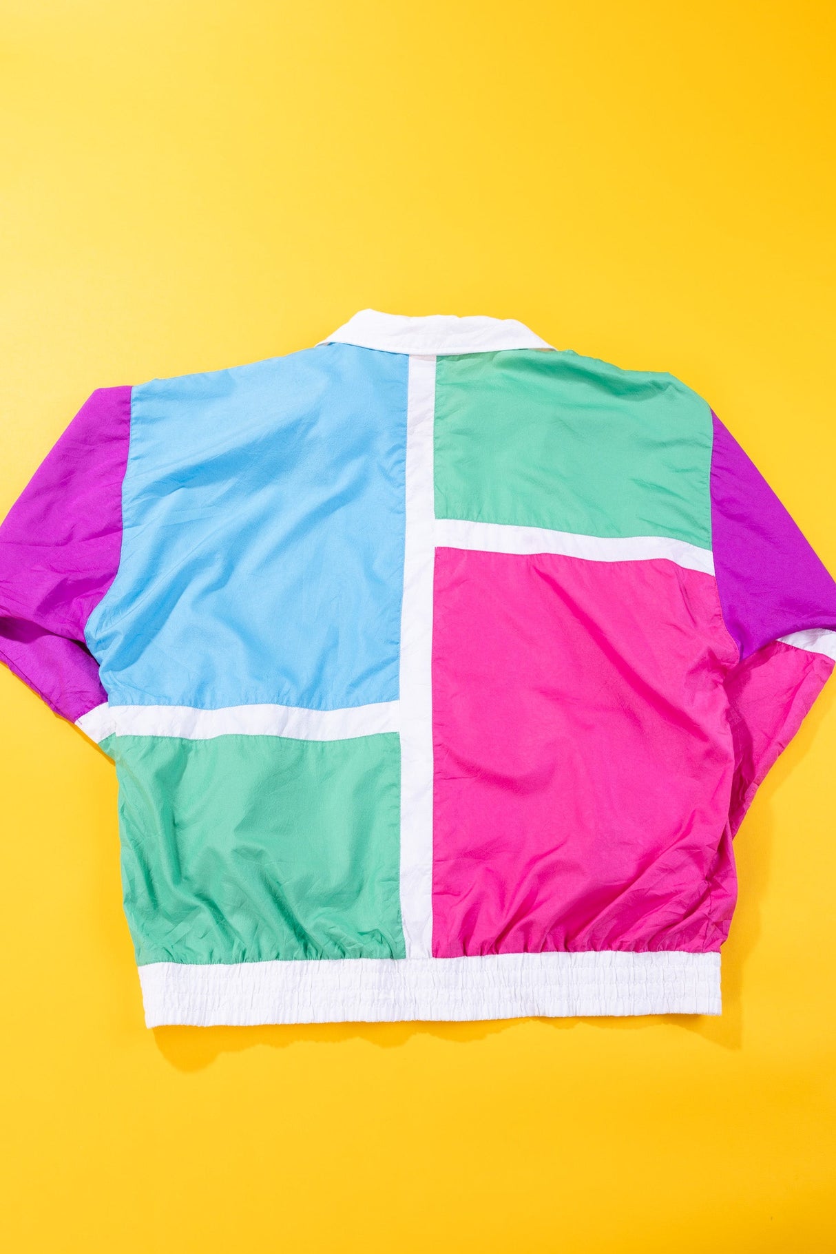 Vintage 90s Lavon Color Block Windbreaker