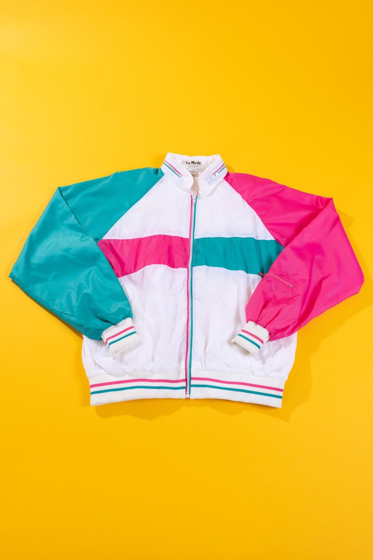 Vintage 90s Lady La Mode Active Sportswear Windbreaker