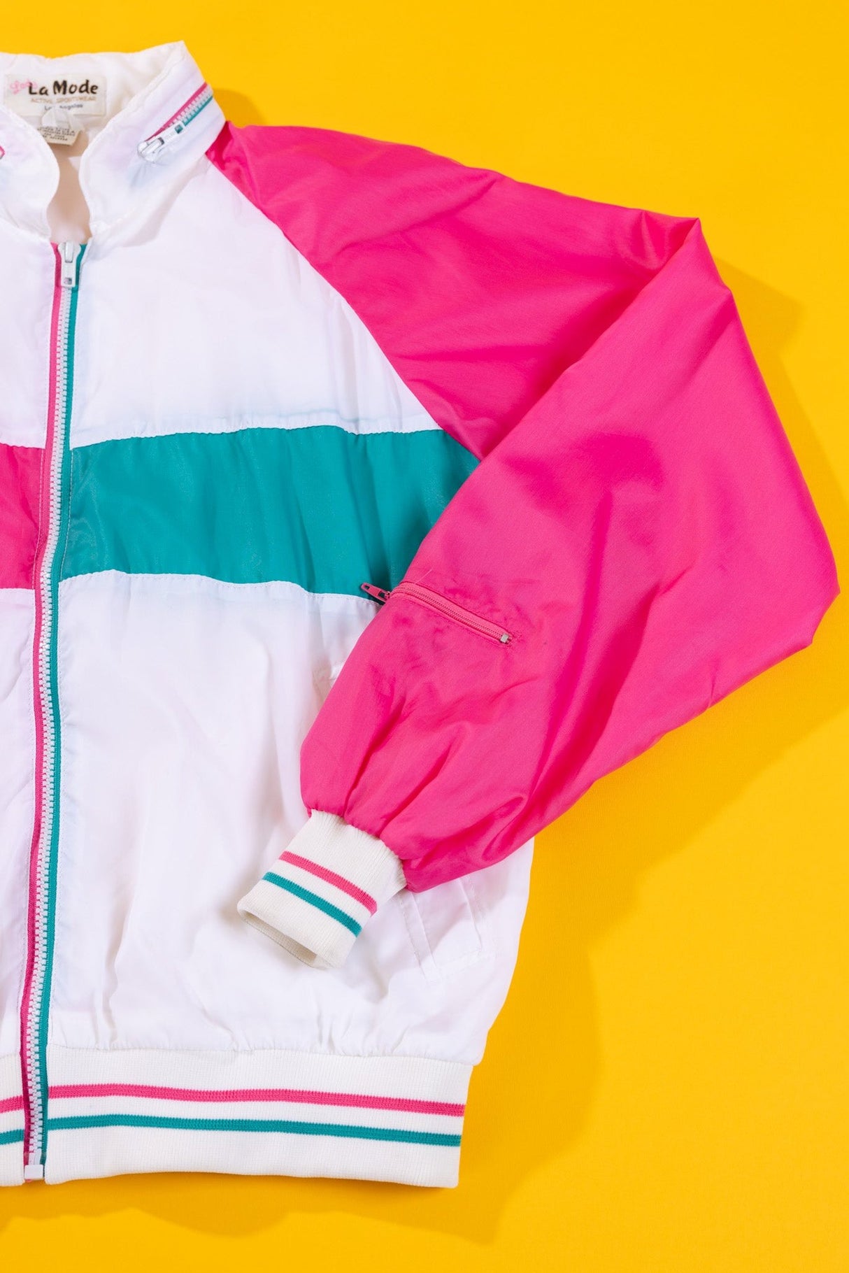 Vintage 90s Lady La Mode Active Sportswear Windbreaker