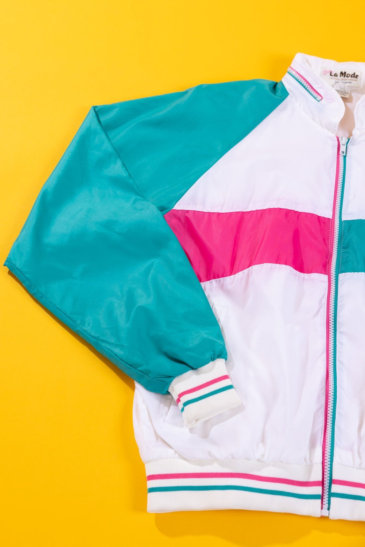 Vintage 90s Lady La Mode Active Sportswear Windbreaker