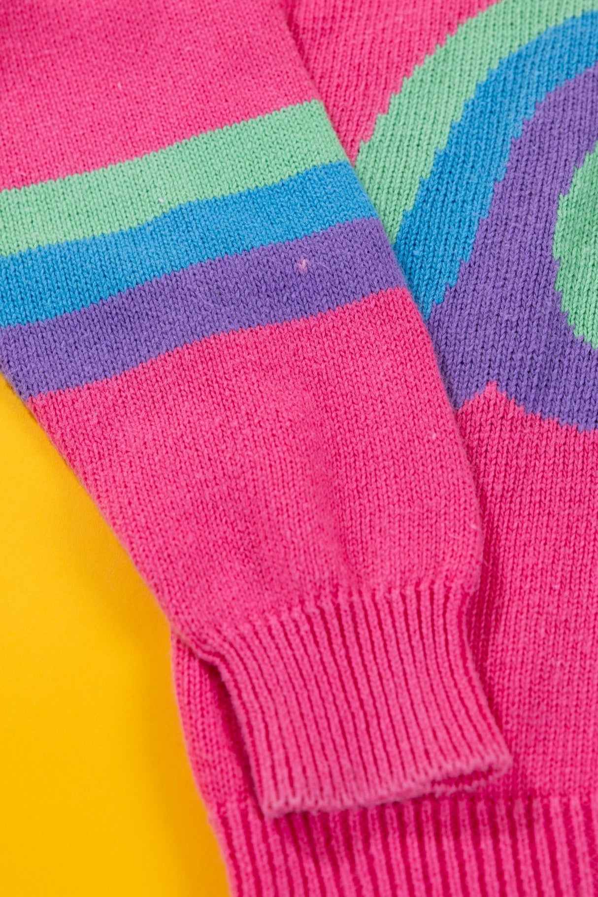 Vintage 80/90s Leon Levin Hand Loomed Golf Sweater