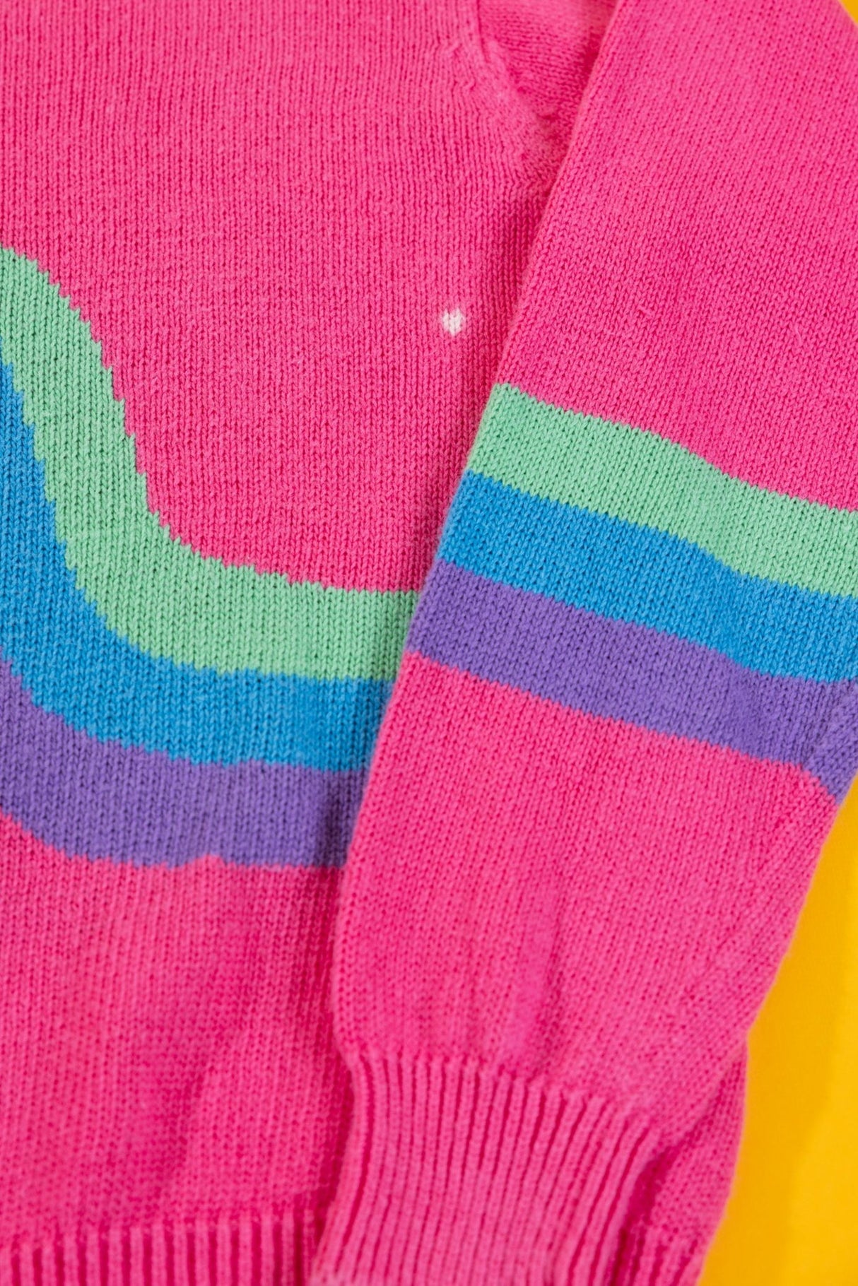 Vintage 80/90s Leon Levin Hand Loomed Golf Sweater