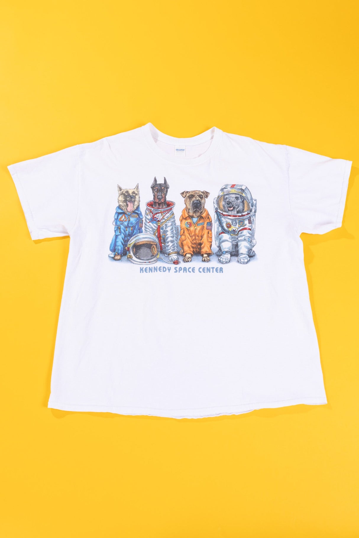 Vintage 90s Kennedy Space Center Dogs T-shirt