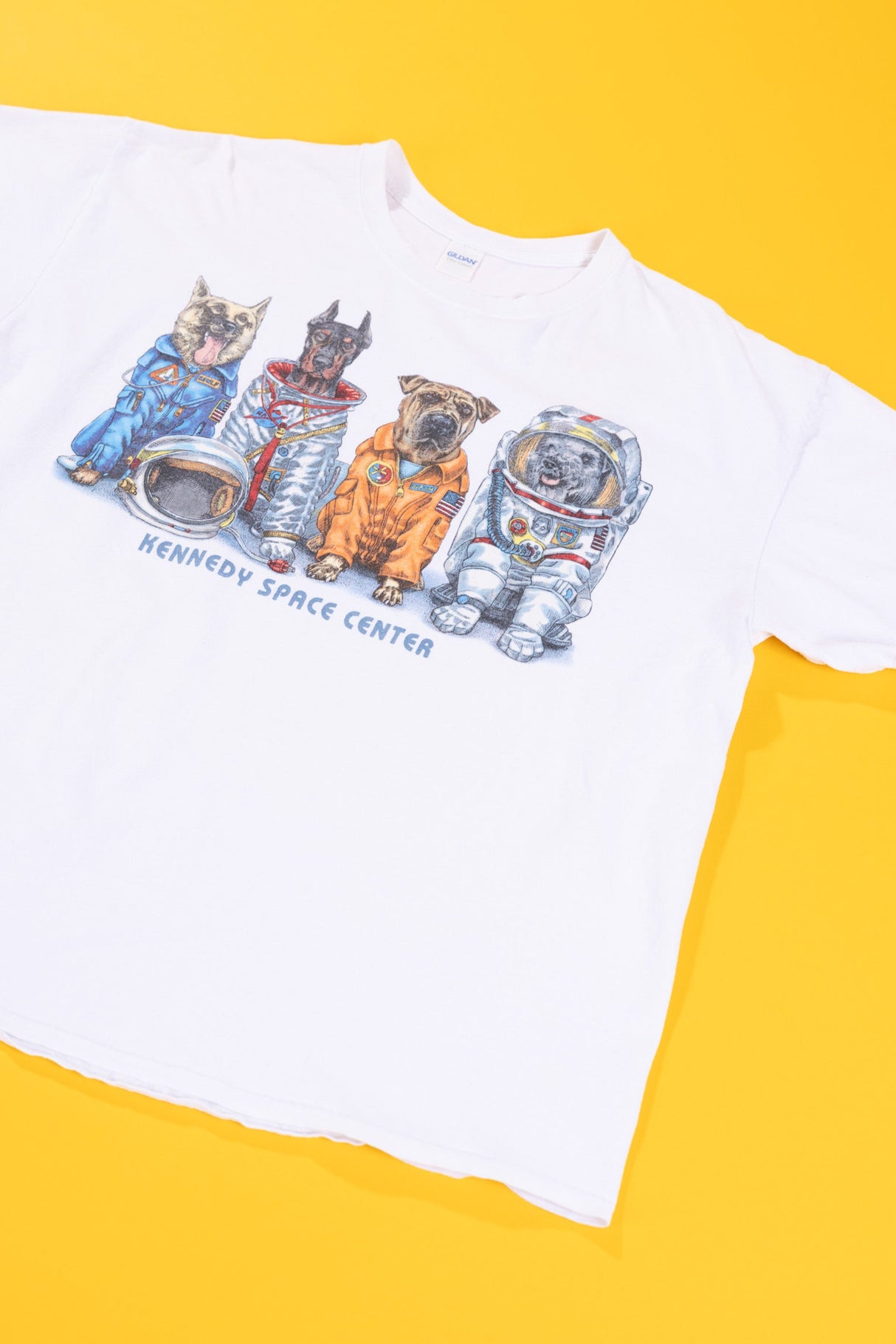 Vintage 90s Kennedy Space Center Dogs T-shirt
