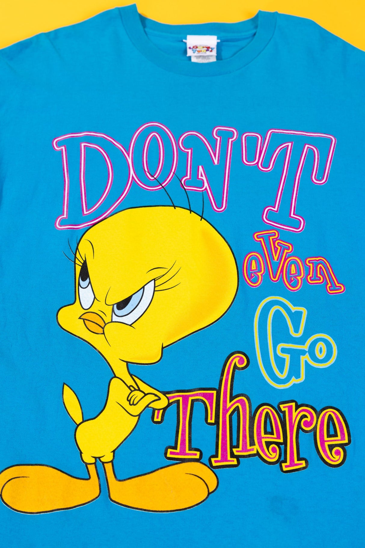 Vintage 1997 Tweety Bird Don't Even Go There T-shirt