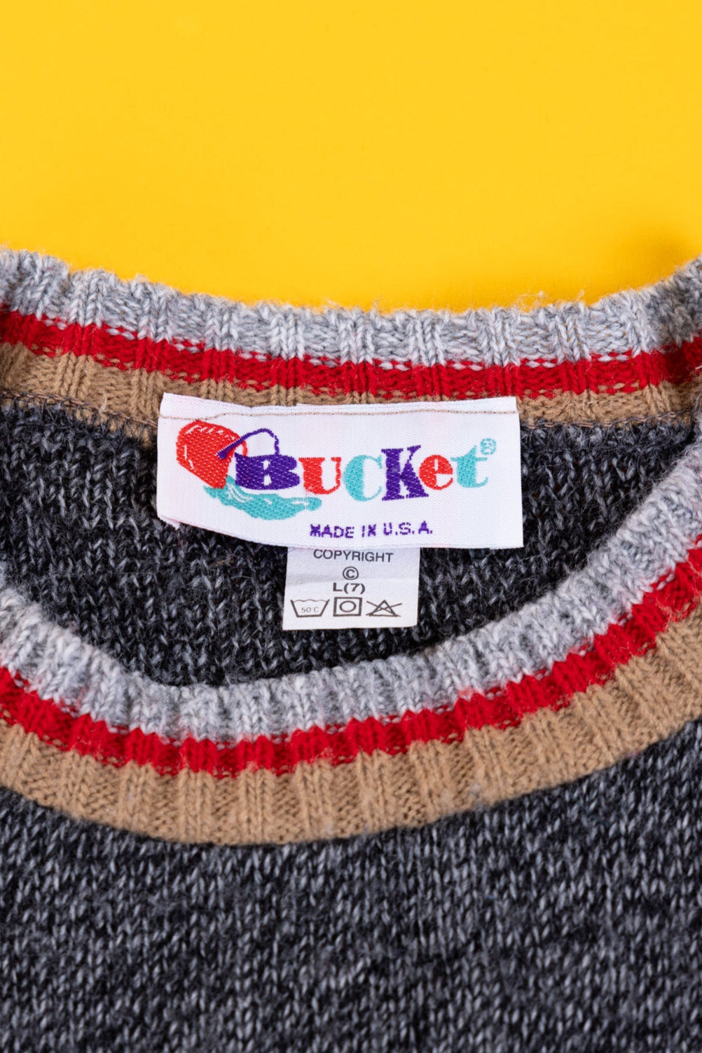 Vintage 90s Air Traffic Control Sweater (Kids - 7)