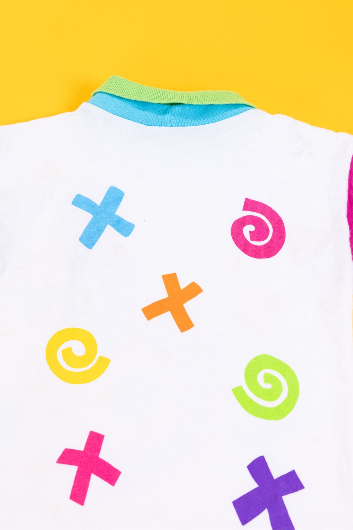 Vintage 80s Miniwaves Collared T-shirt (Kids - 5)