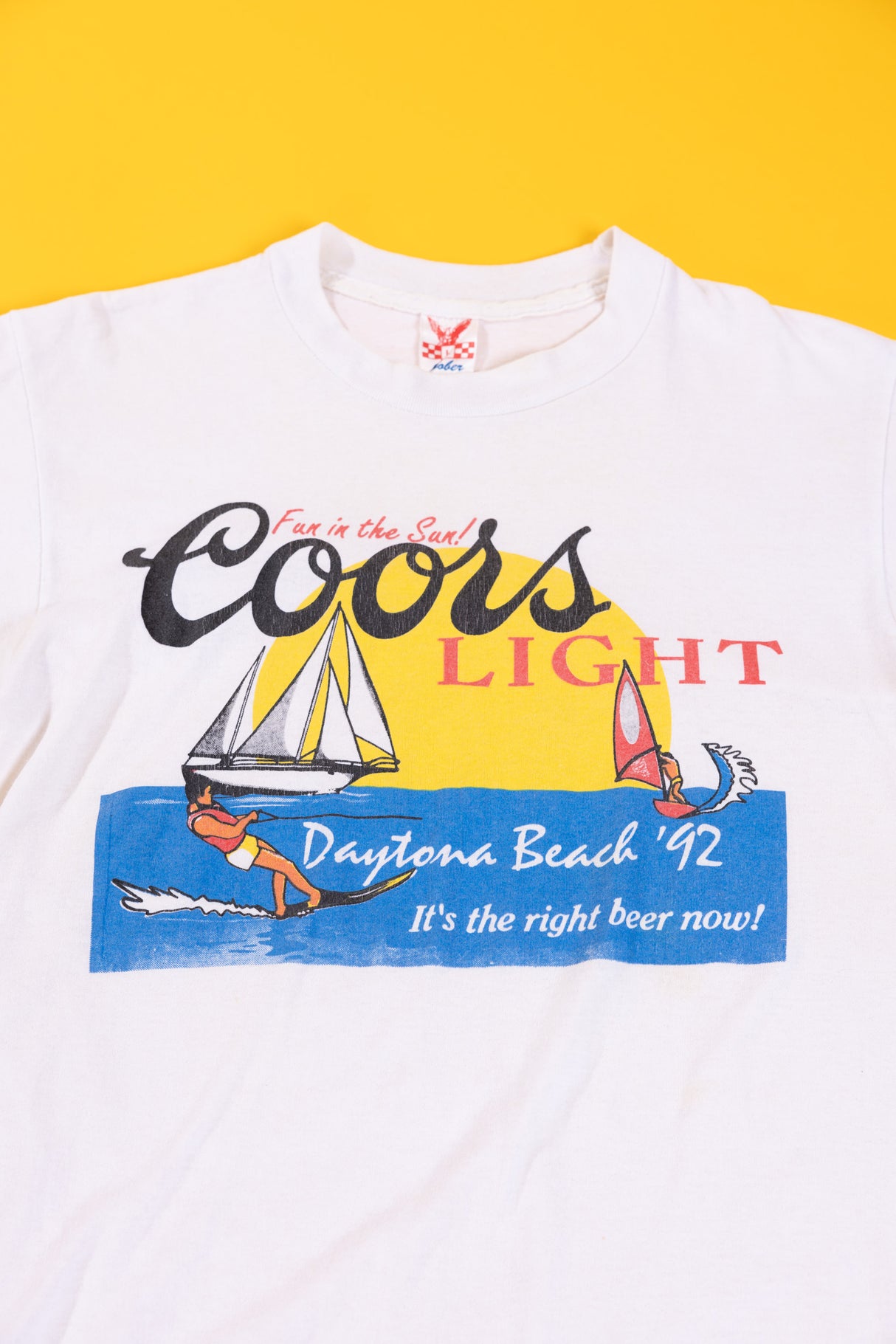 Vintage 1992 Coors Fun in The Sun Daytona Beach T-shirt