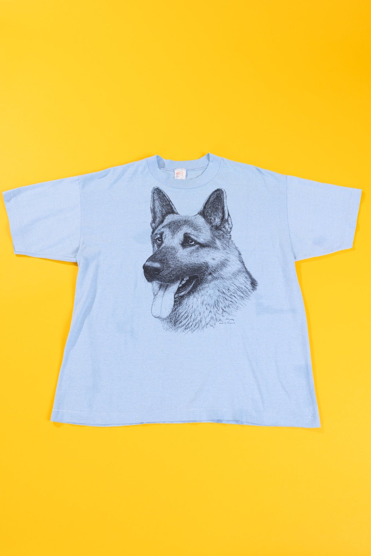 Vintage 1983 Glenda Parker German Shepherd T-shirt