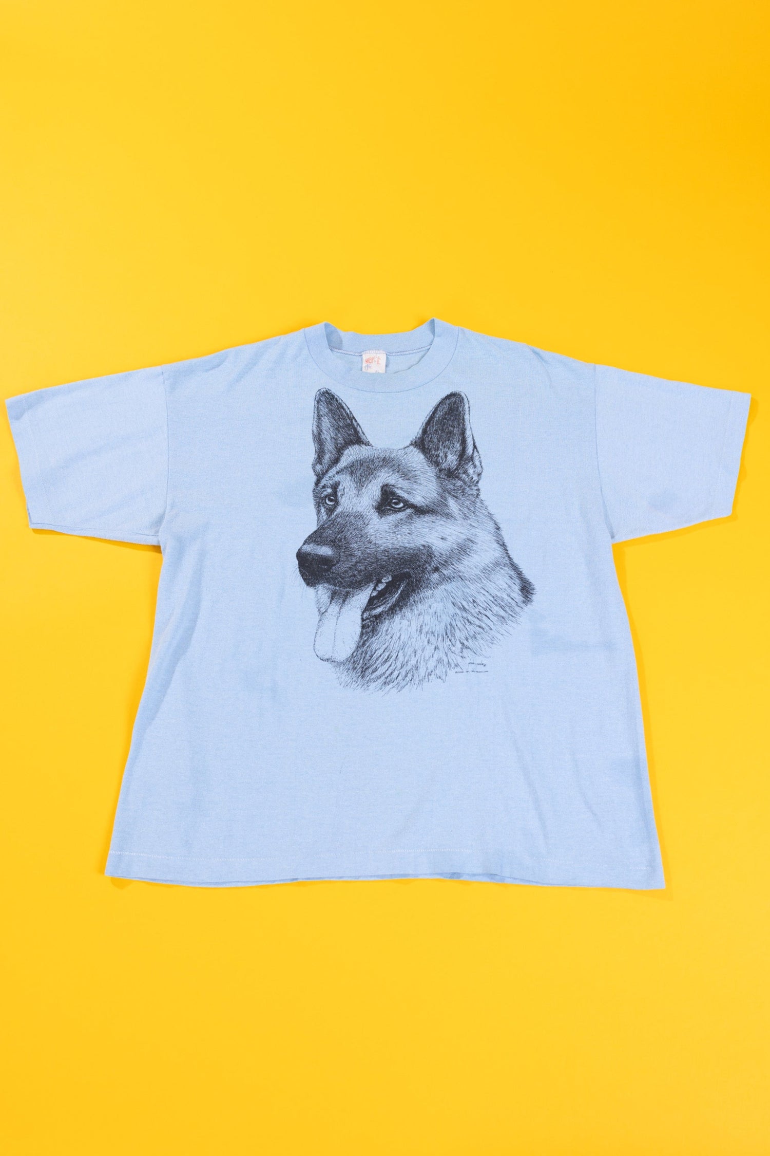 Vintage 1983 Glenda Parker German Shepherd T-shirt