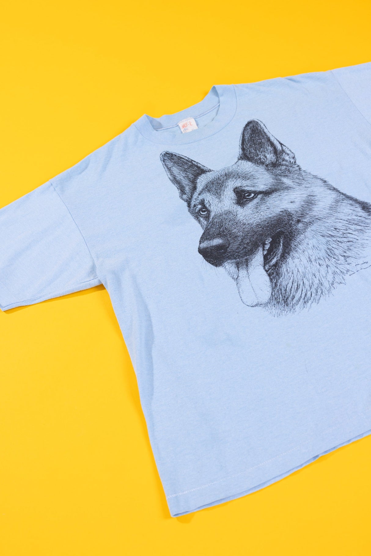 Vintage 1983 Glenda Parker German Shepherd T-shirt