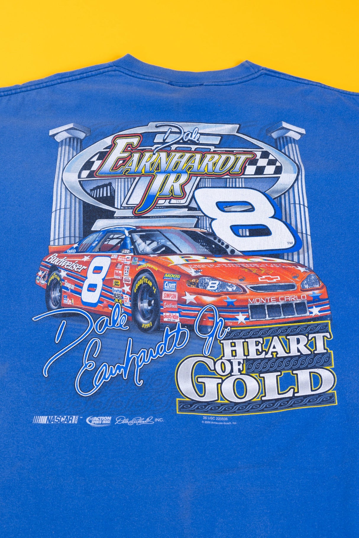 Vintage 2000 Dale Earnhardt Jr. Budweiser Sponsor T-shirt