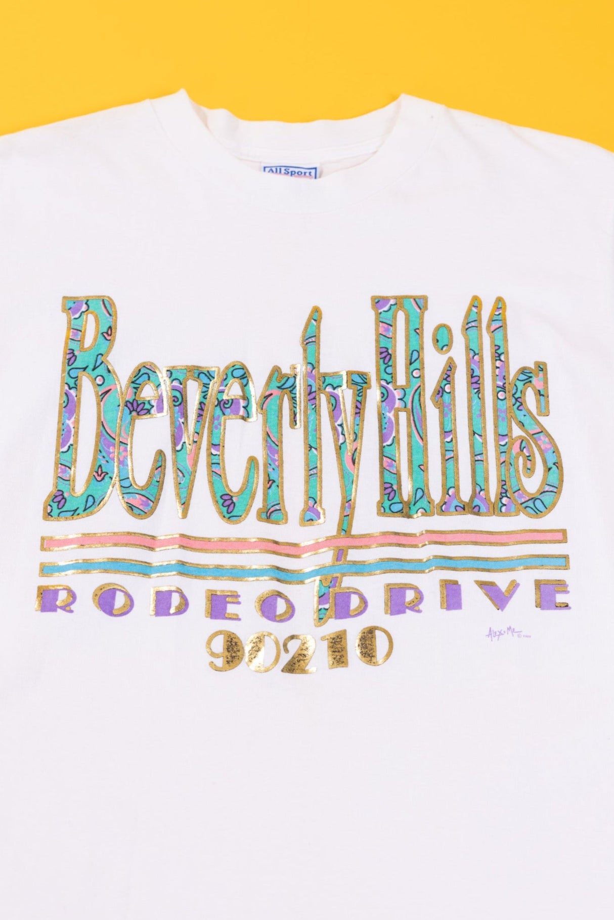 Vintage 1993 Beverly Hills 90210 Rodeo Drive T-shirt