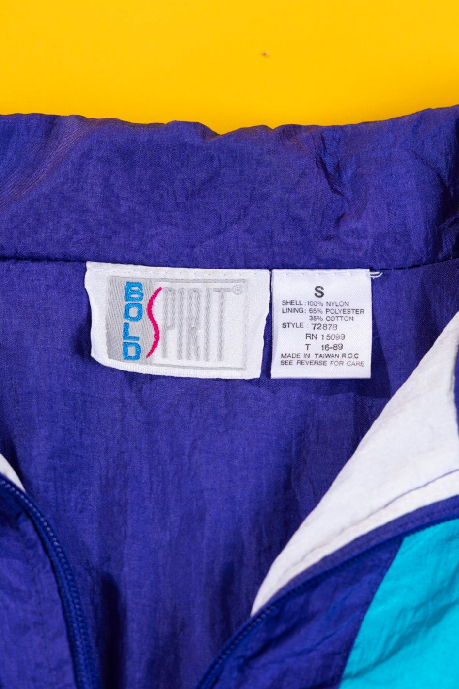 Vintage 90s Bold Spirit Windbreaker Jacket