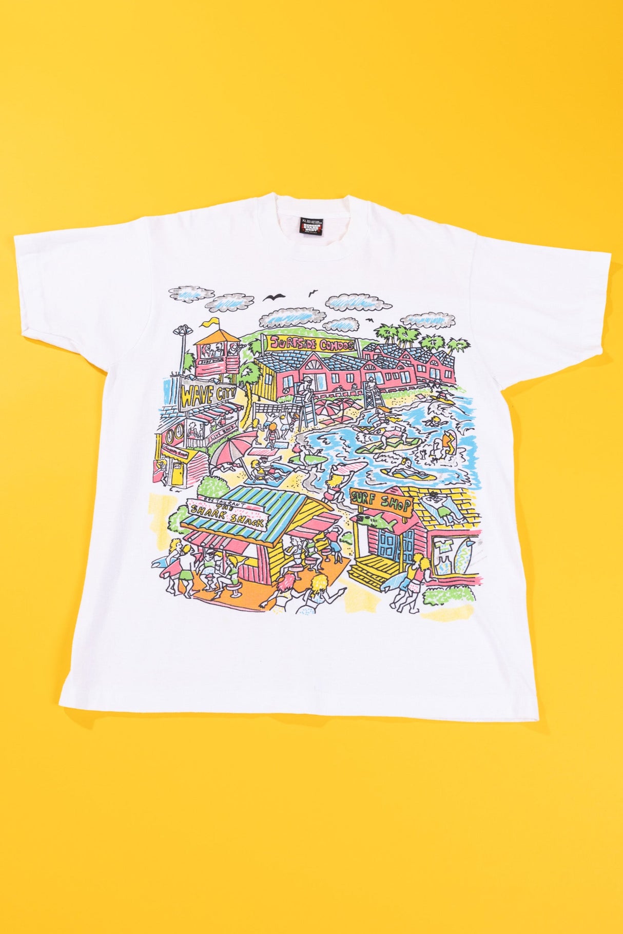 80s Surfside Wave City T-shirt