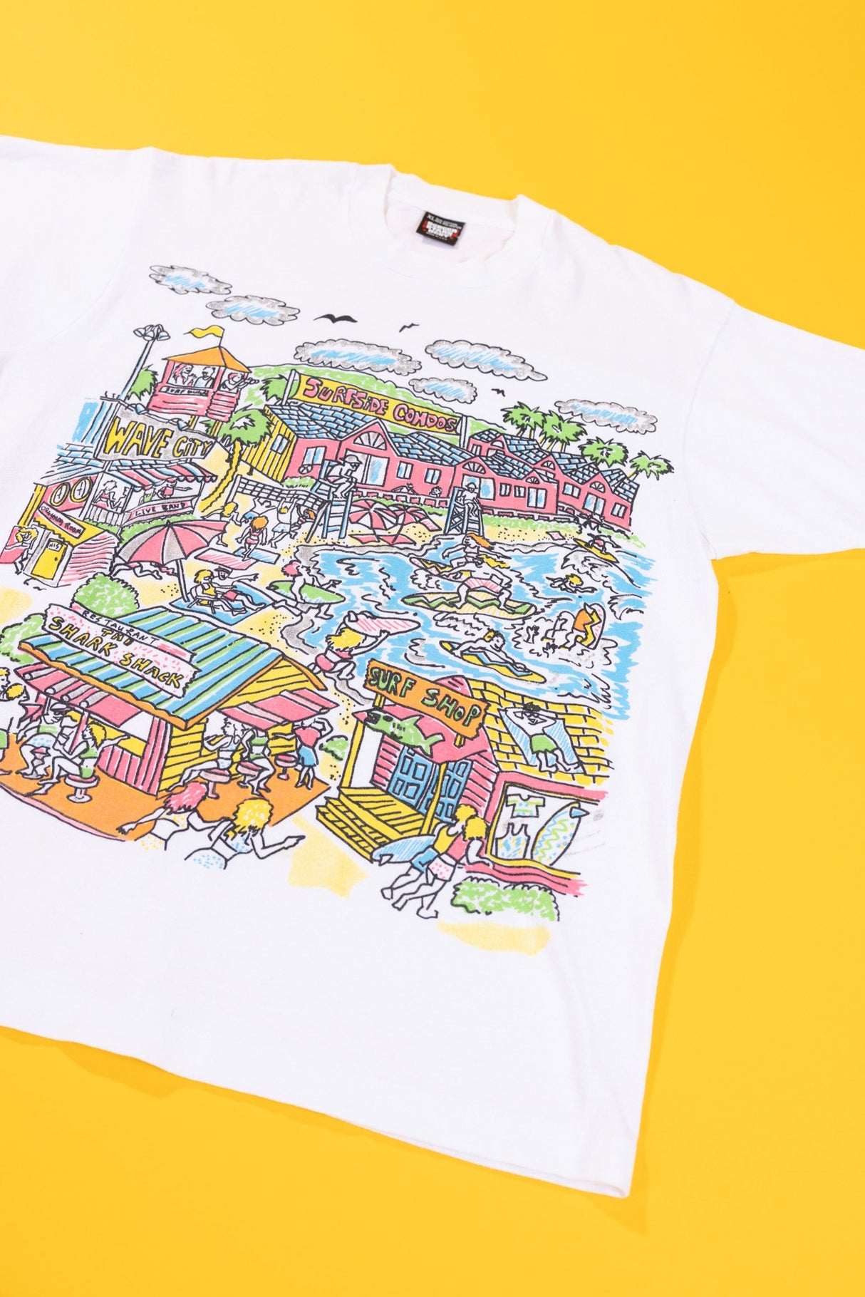 80s Surfside Wave City T-shirt