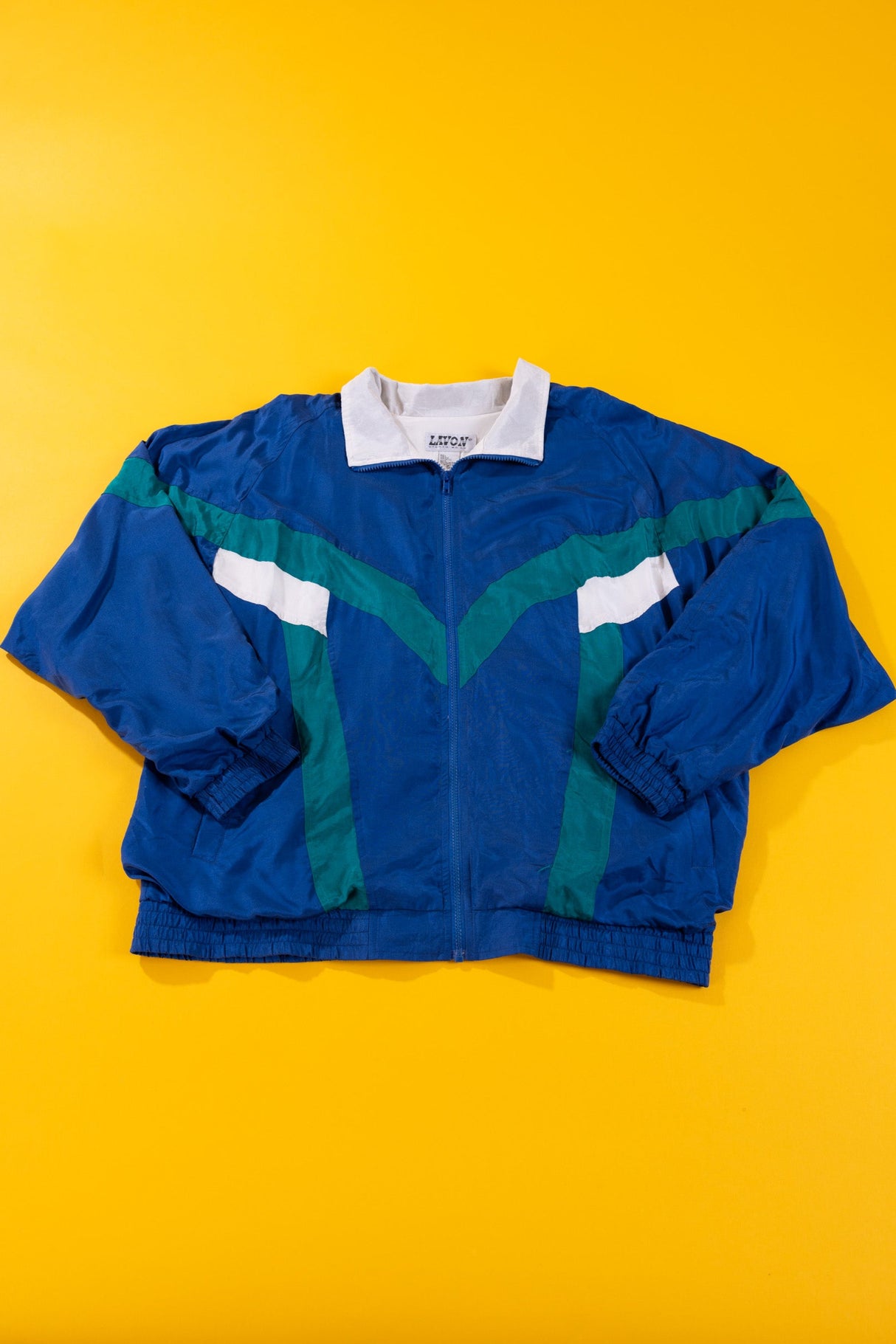 Vintage 80/90s Lavon Sports Wear Jacket (blue/green)
