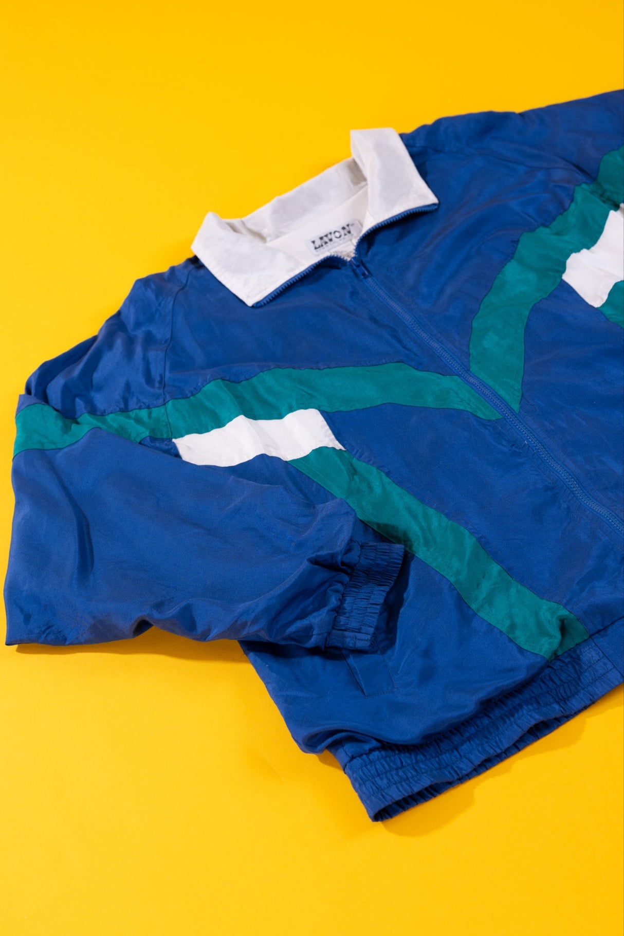 Vintage 80/90s Lavon Sports Wear Jacket (blue/green)