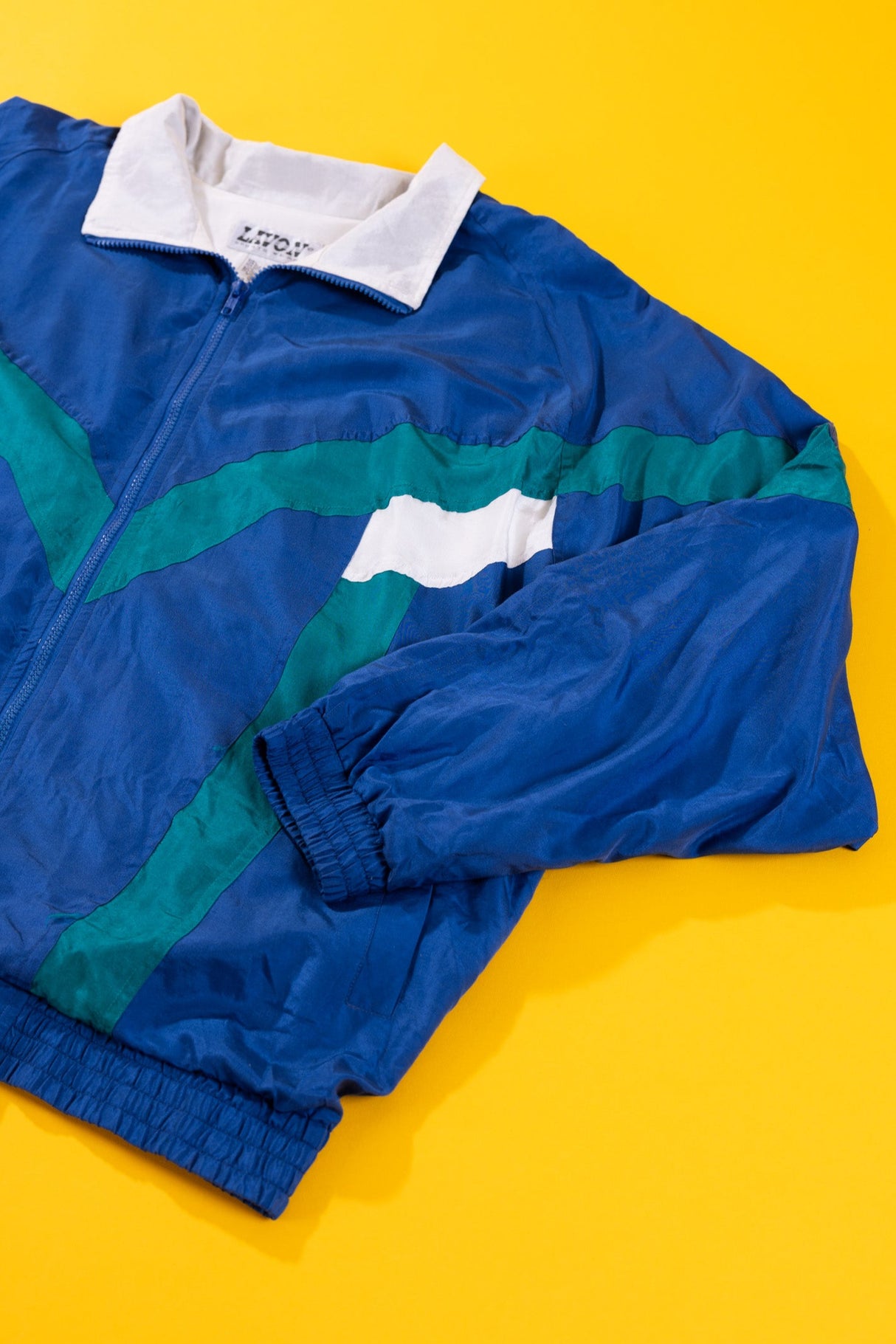 Vintage 80/90s Lavon Sports Wear Jacket (blue/green)