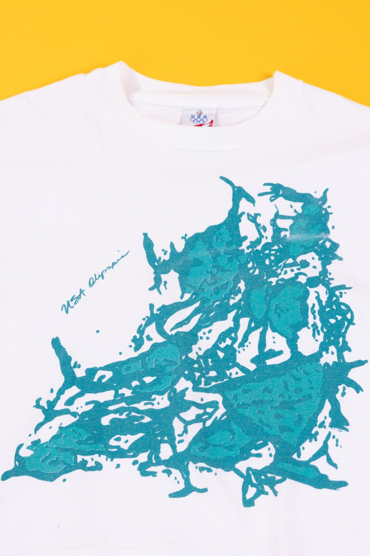 Vintage 90s USA Olympics Crop Top