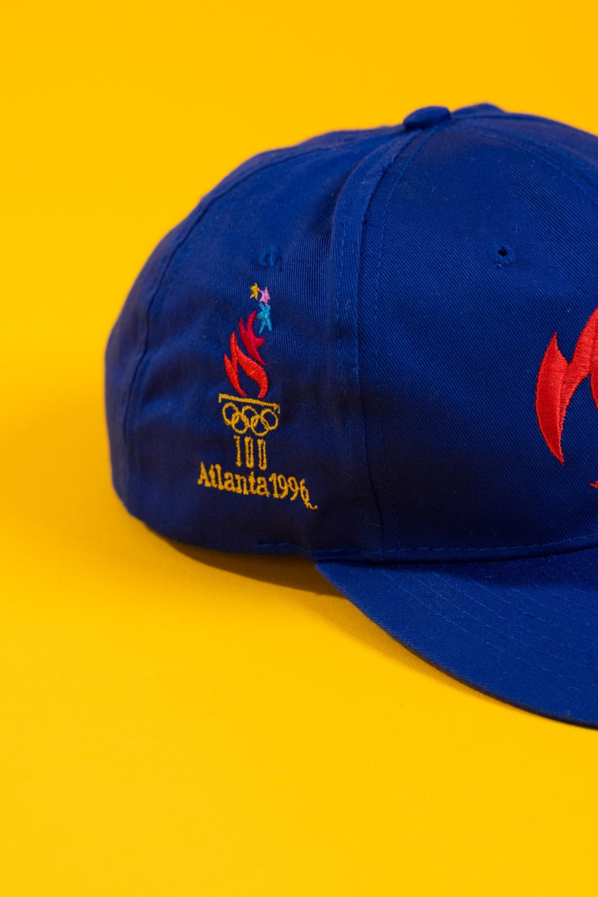 Vintage 1996 Atlanta Olympics Torch Snapback Hat