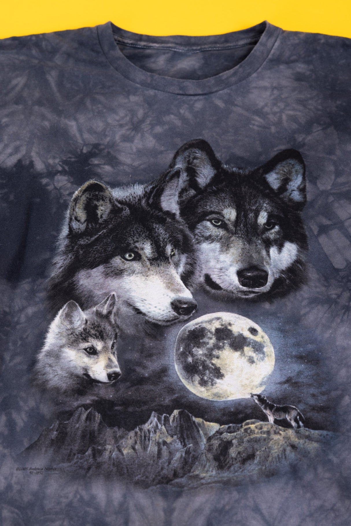 Vintage 2005 Tie-dye Wolf T-shirt