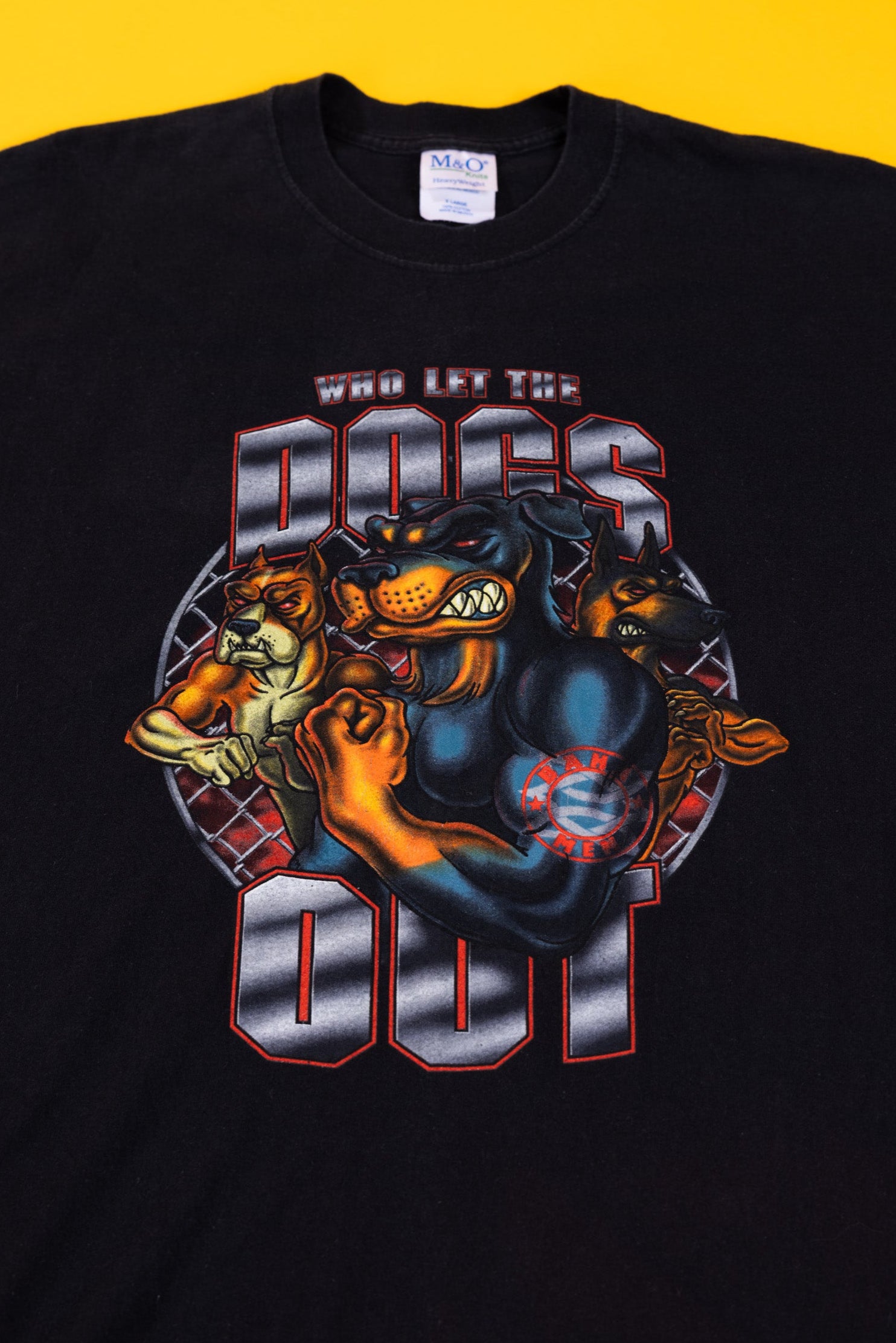 RARE Vintage 2000 Baha Men Who Let The Dogs Out T-shirt