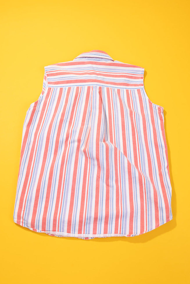 Vintage 90s Bonjour Sleeveless Button Up