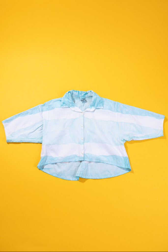 Vintage 90s Cropped Button Up