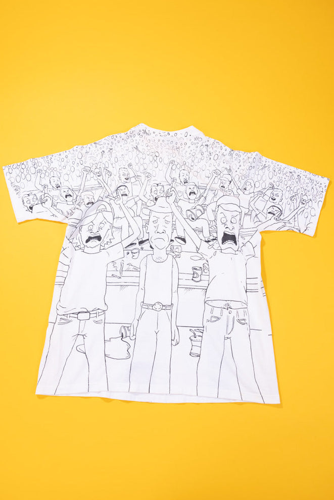 Vintage 1993 MTV Beavis and Butt-head AOP T-shirt