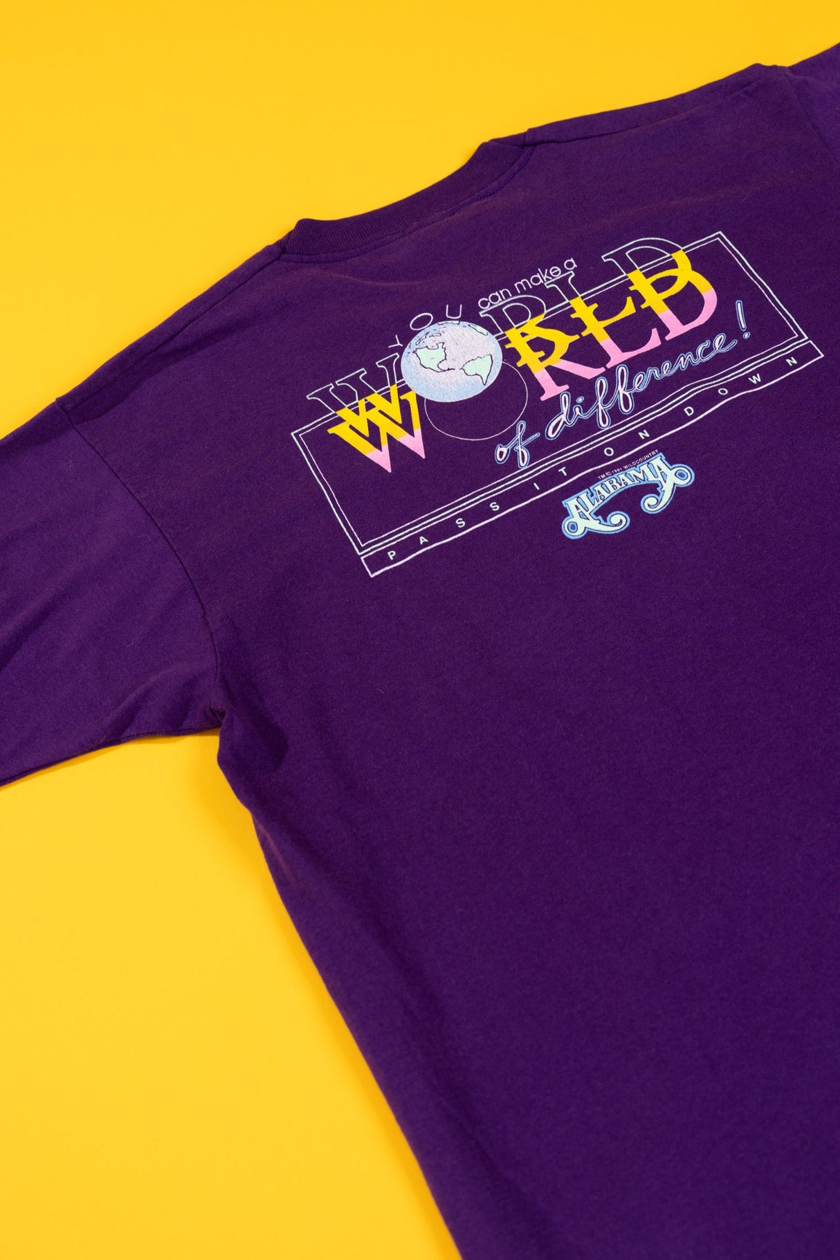 Vintage 1981 Alabama Tour Concert T-shirt