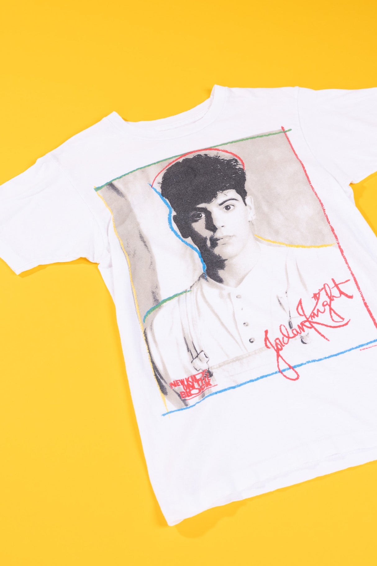 Vintage 1989 Jordan Knight New Kids on The Block T-shirt