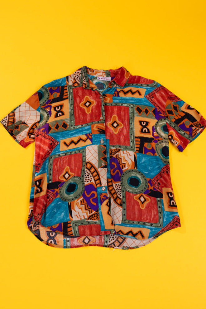 Vintage 80/90s Cabrais Button Up