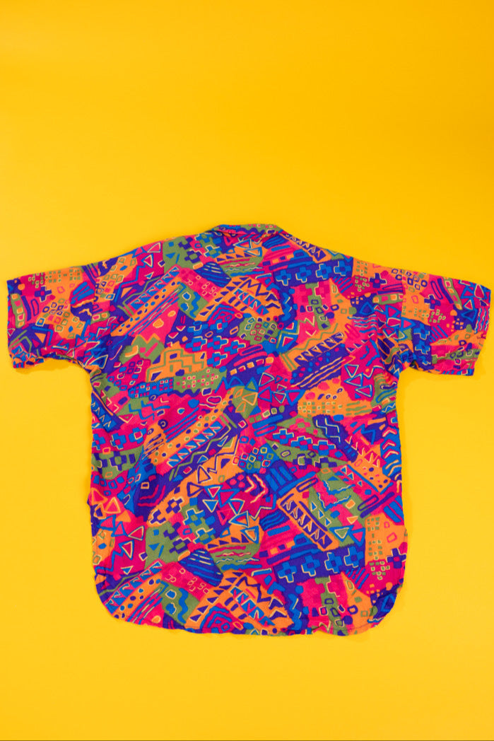 Vintage 90s Oscar De La Renta Button Up