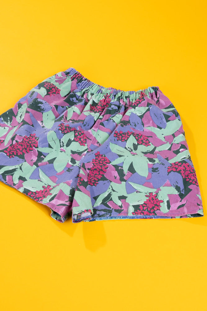 Vintage 80s Floral Shorts
