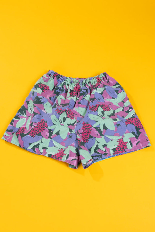Vintage 80s Floral Shorts