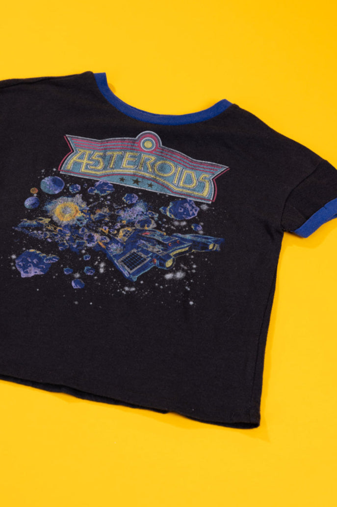 Vintage Y2K Asteroids Atari Crop Top