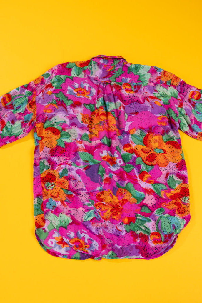 Vintage 80s Capezio Retro Button Up