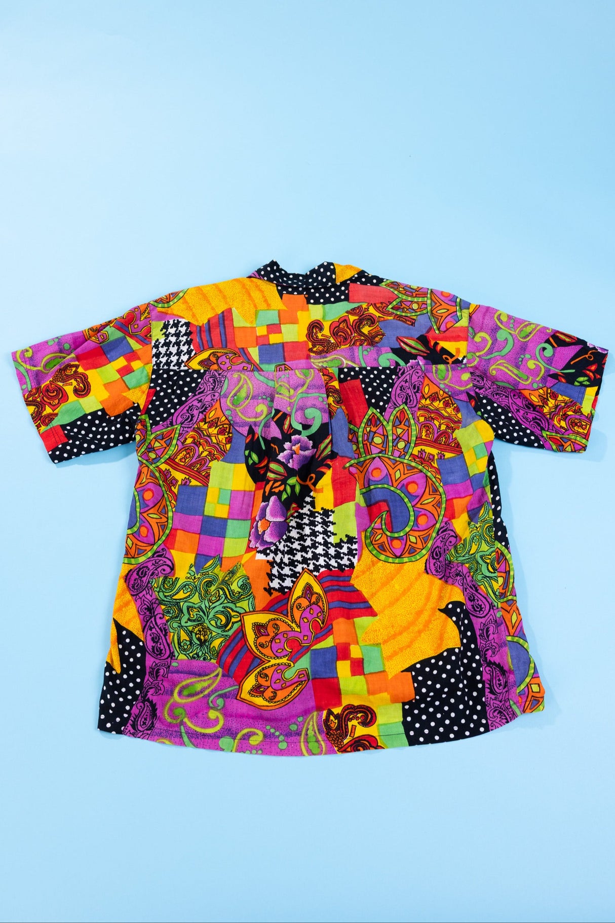 Vintage 80s Clementine Button Up