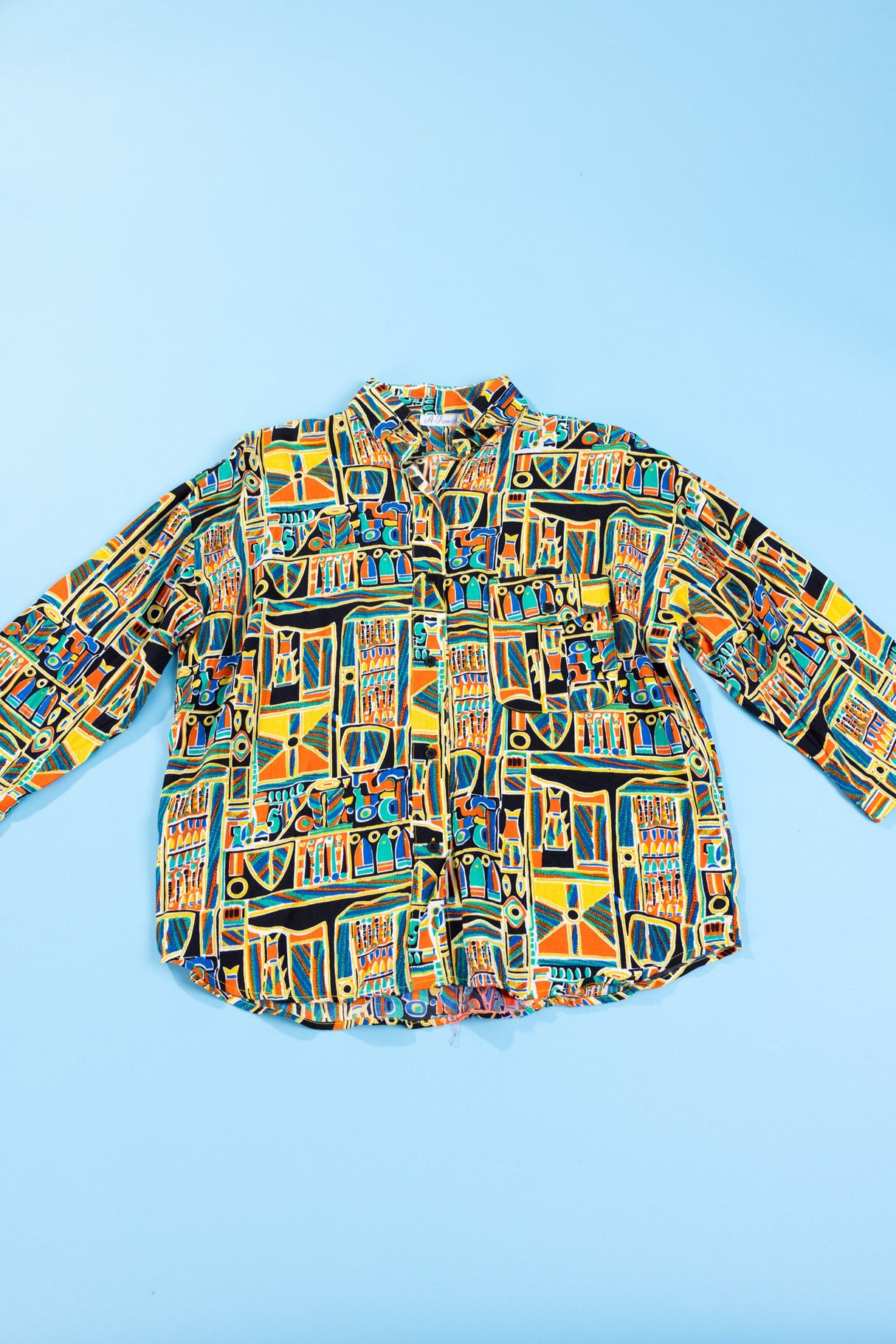 Vintage 90s A Fine Line Button Up