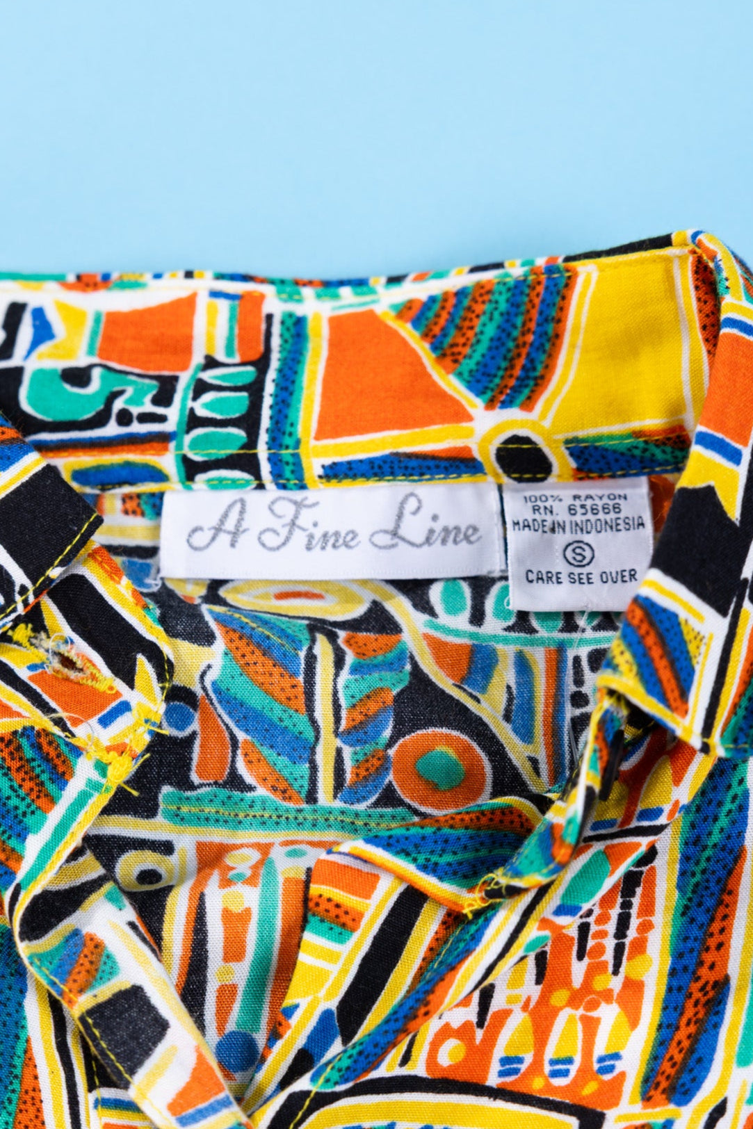 Vintage 90s A Fine Line Button Up